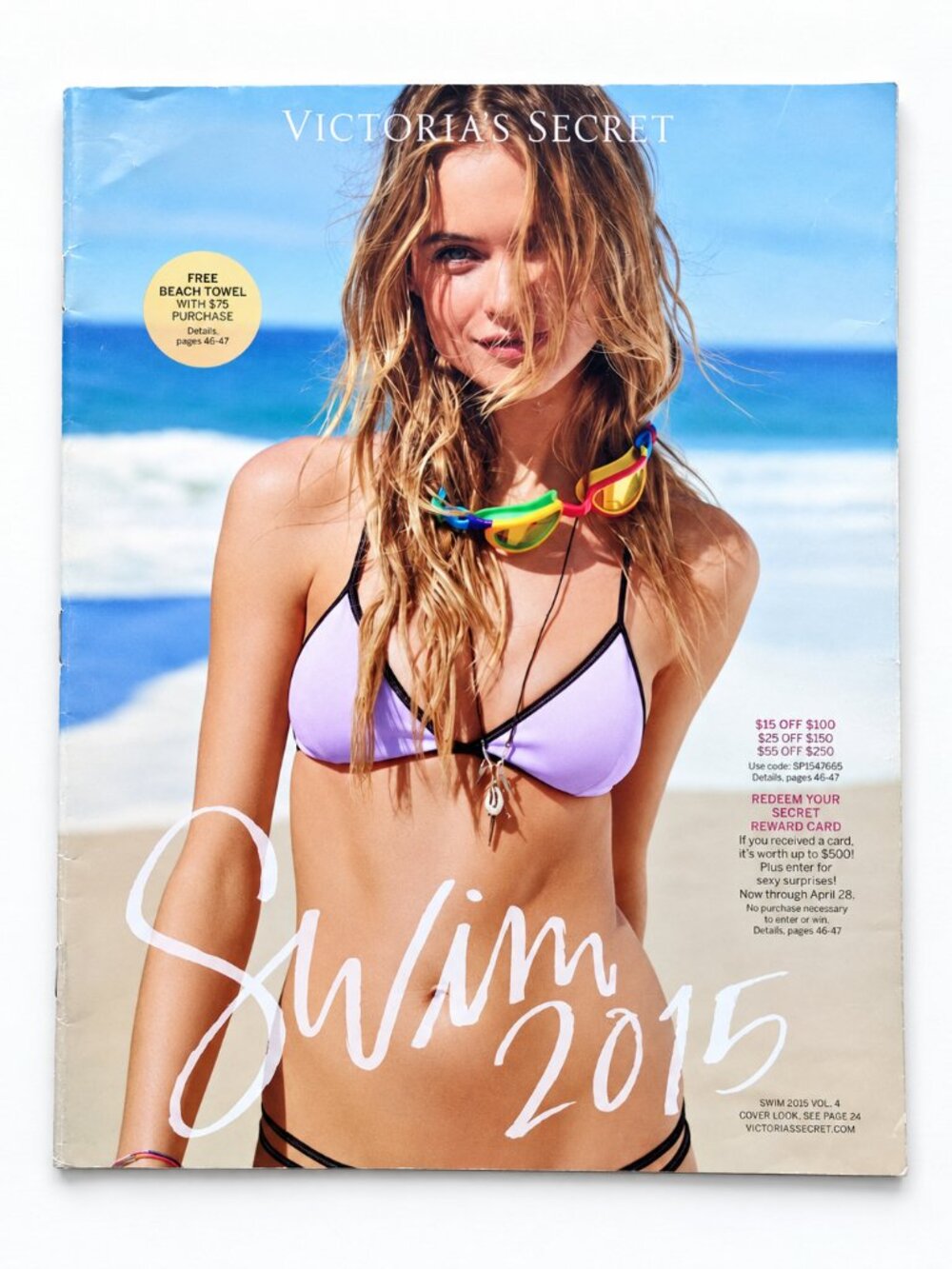 Victoria’s Secret Swim 2015 Vol. 4 Catalog Vintage Swimwear Beach Fashion